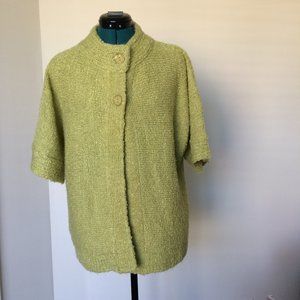 Madison NWT Knitted Chunky Short Sleeve Cape, Lg